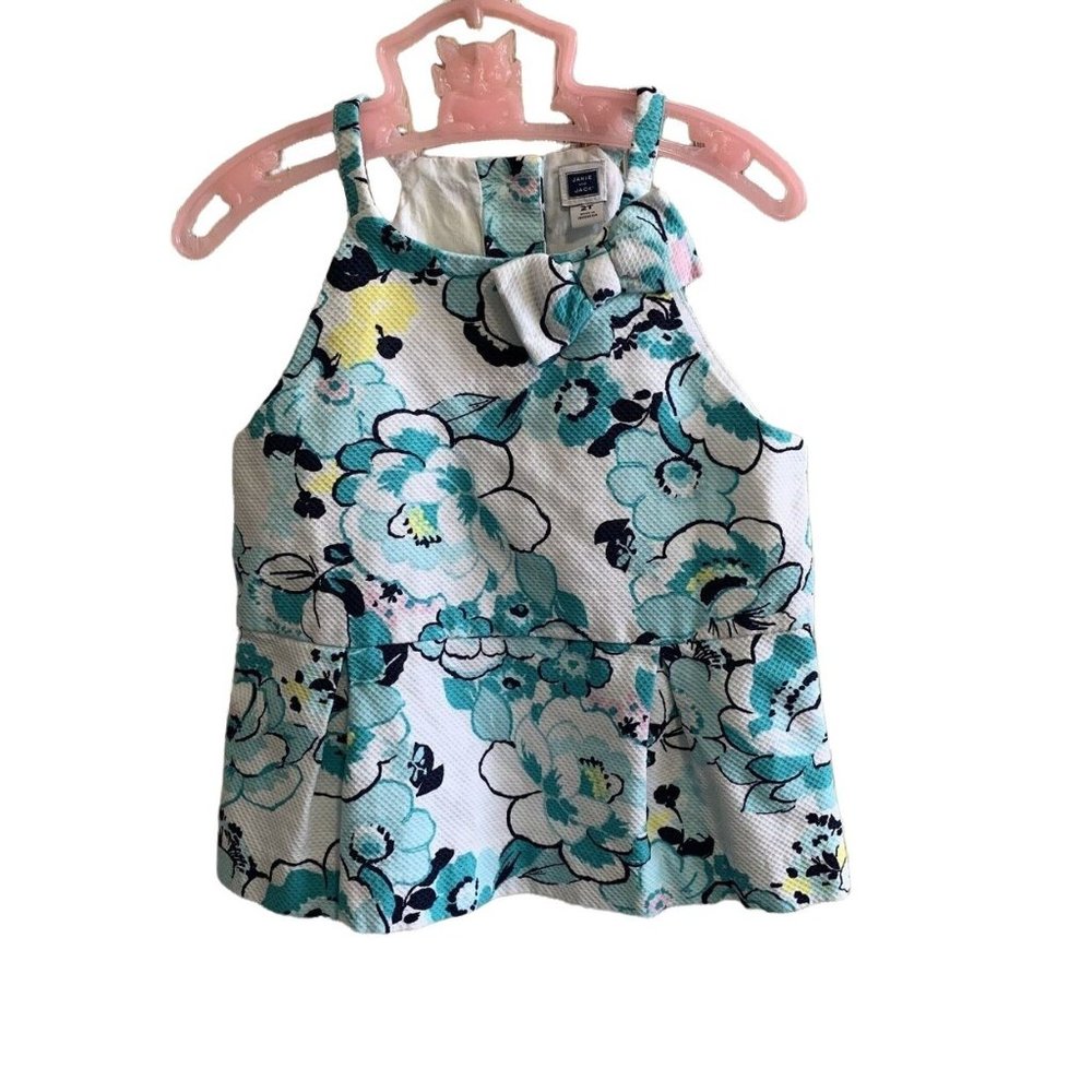Janie and Jack Floral Bow Detail Dress 2